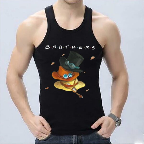 One Piece Straw hat Luffy Ace and Sabo Three Brothers Friends Shirt 3
