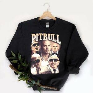 Pitbull shirt rap hip hop 90s vintage Style Unisex Shirt, rapper Pitbull Shirt 5