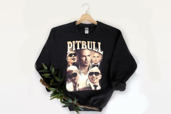Pitbull shirt rap hip hop 90s vintage Style Unisex Shirt, rapper Pitbull Shirt 2