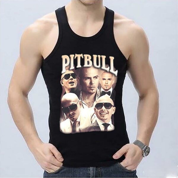 Pitbull shirt rap hip hop 90s vintage Style Unisex Shirt, rapper Pitbull Shirt 3