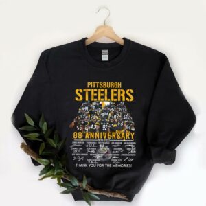 Pittsburgh Steelers Shirt, The Steelers 88th Anniversary 1993 2021 Signatures Thank You Memories Shirt 5