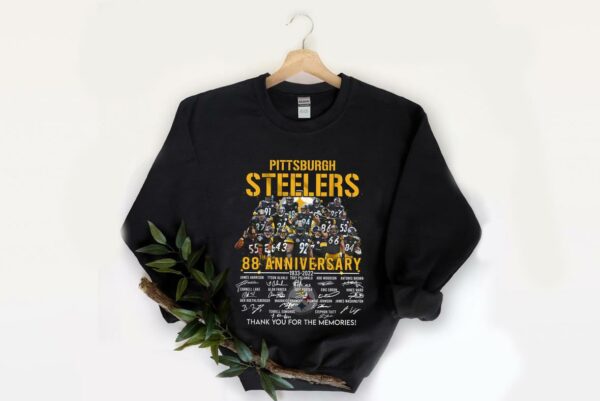 Pittsburgh Steelers Shirt, The Steelers 88th Anniversary 1993 2021 Signatures Thank You Memories Shirt 2