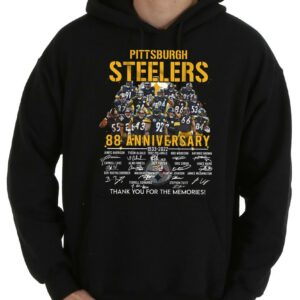 Pittsburgh Steelers Shirt, The Steelers 88th Anniversary 1993 2021 Signatures Thank You Memories Shirt 7