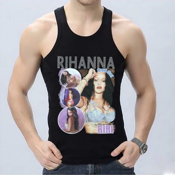 Rihanna Shirt, Rihanna Merch, Rihanna Rhinestone Shirt, Rihanna - Badgal Shirt 3