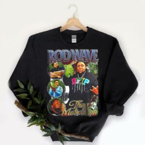 Rod Wave Shirt, Rod Wave tee,  Rod Wave t shirt, ROD WAVE - Thug Motivation T-shirt, Rod Wave Vintage 90's Hip Hop Rap Tour  shirt 5