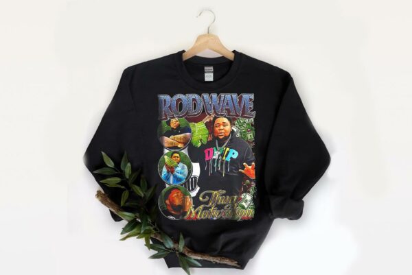 Rod Wave Shirt, Rod Wave tee,  Rod Wave t shirt, ROD WAVE - Thug Motivation T-shirt, Rod Wave Vintage 90's Hip Hop Rap Tour  shirt 2