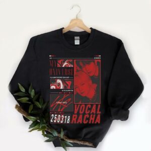 STRAY KIDS VOCALRACHA Black Unisex Kpop Shirt, kpop inspired clothing, VOCALRACHA Graphictee shirt 5