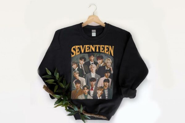 Seventeen SVT Kpop Rock Tee Shirt, Seventeen Shirt, K-Pop Seventeen shirt 2