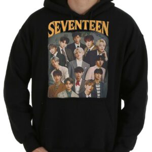 Seventeen SVT Kpop Rock Tee Shirt, Seventeen Shirt, K-Pop Seventeen shirt 7
