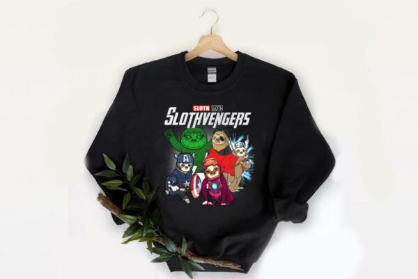Slothvengers Shirt, Dog Marvel Avengers Shirt, Slothvengers Marvel Avengers Endgame Shirt 2
