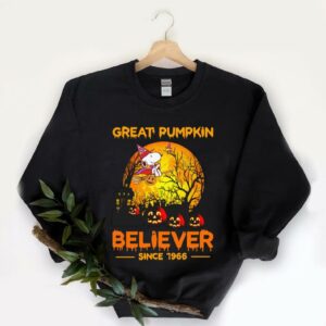 Snoopy Great Pumpkin Believer Since 1966 Halloween corpse Shirt 5