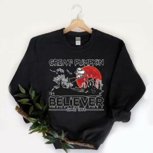 Snoopy Great pumpkin believer since 1966 halloween werewolf Shirt 5
