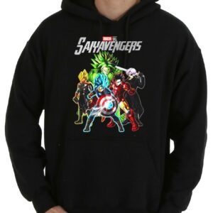 Son Goku And Vegeta Dragon Ball Saiyavengers Marvel Avengers Shirt 7