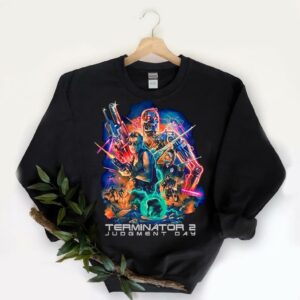 Terminator Shirt, Terminator 2 Judgment Day Poster Shirt, Terminator 2 Movie Shirt, Arnold Schwarzenegger Shirtscarecrow Shirt 5