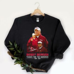 Thank You For The Memories FSU Bobby Bowden Coach Signature 1929 2021 Shirt, Bowden Shirt 5