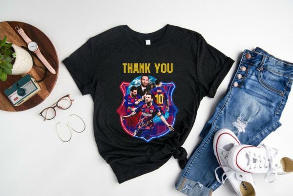 Thank You Lionel Messi In Barca Shirt, 16 Years Of Lionel Messi In Braca Shirt 1