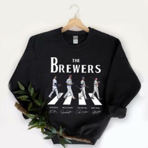 The Brewers Abbey Road Signatures Milwaukee Brewers Shirt, Milwaukee Shirt 5