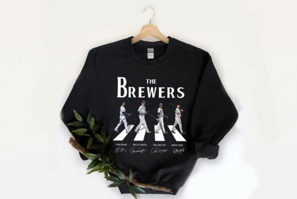 The Brewers Abbey Road Signatures Milwaukee Brewers Shirt, Milwaukee Shirt 2