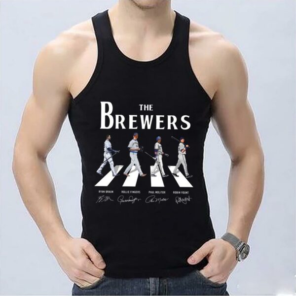 The Brewers Abbey Road Signatures Milwaukee Brewers Shirt, Milwaukee Shirt 3