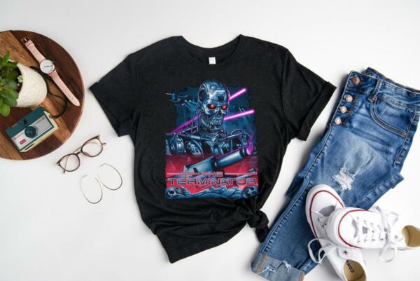 The Terminator Shirt, Terminator Judgment Horror Shirt, Arnold Schwarzenegger Shirt, Terminator Film ShirtPumpkin Shirt 1