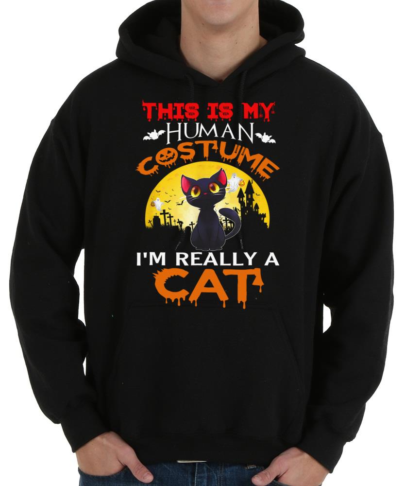This is my HUMAN COSTUME I'm Really a CAT Halloween mummy Shirt 8 This is my HUMAN COSTUME I'm Really a CAT Halloween mummy Shirt