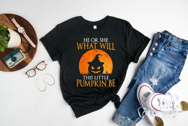 Top Gender Reveal Pregnancy Funny Halloween Party Costume Gift vampire Shirt 1