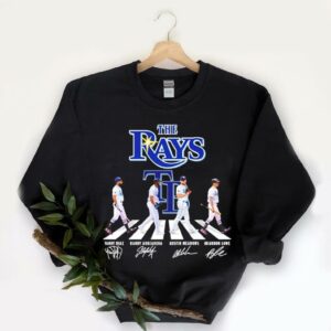 Trending The Tampa Bay Rays Abbey Road Shirt, Rays Abbey Road Signatures Shirt 5