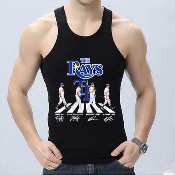Trending The Tampa Bay Rays Abbey Road Shirt, Rays Abbey Road Signatures Shirt 3