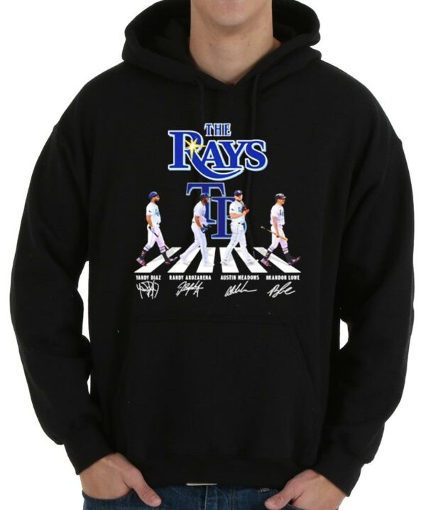 Trending The Tampa Bay Rays Abbey Road Shirt, Rays Abbey Road Signatures Shirt 4