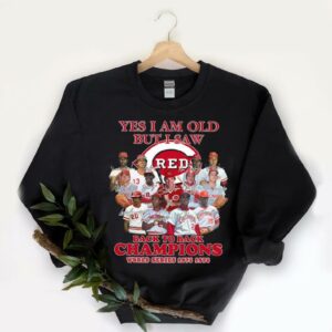 Trending Yes I Am Old But I Saw Red Back To Back Champions World Series 1975-1976 Signatures Shirt, I Saw Red Back To Back Champions Shirt 5