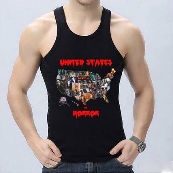 United States Of Horror Halloween Shirt, Horror Halloween Everywhere In US Shirt trick or treat Shirt 3