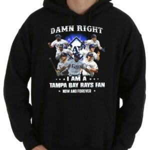 Vintage 2021 Damn Right I Am A Tampa Bay Rays Fan Now And Forever Shirt, I Am Tampa Bay Rays Shirt 11