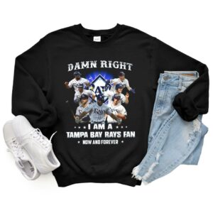 Vintage 2021 Damn Right I Am A Tampa Bay Rays Fan Now And Forever Shirt, I Am Tampa Bay Rays Shirt 13
