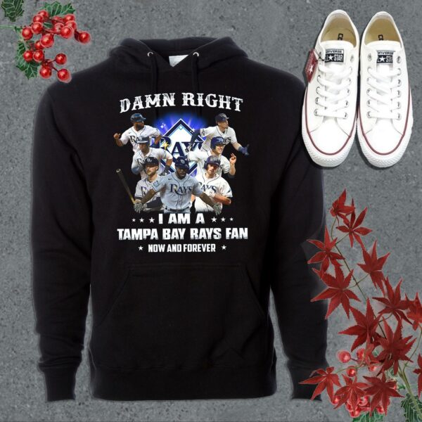 Vintage 2021 Damn Right I Am A Tampa Bay Rays Fan Now And Forever Shirt, I Am Tampa Bay Rays Shirt 7