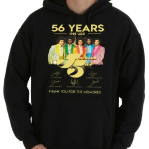 Vintage 56 Years 1965 2021 Jackson Five Thank You For The Memories Signature Shirt 7