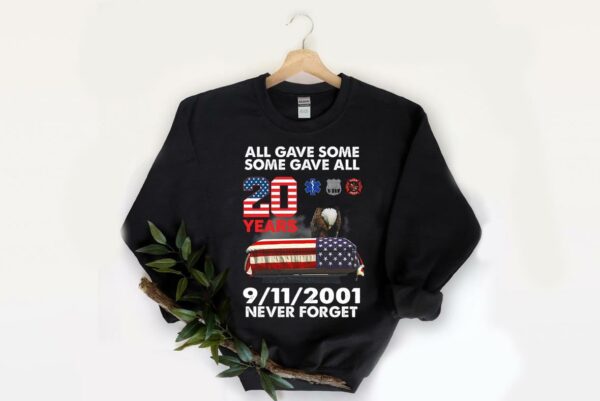 Vintage American Flag All Gave Some Some Gave All 20 Year Never Forget Shirt American Flag Shirt 2