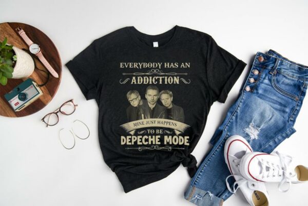 Vintage Everybody Has An Addiction Mine Just Happens To Be Depeche Mode Shirt, Addiction Depeche Shirt 1