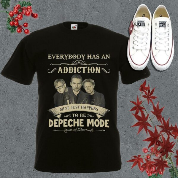 Vintage Everybody Has An Addiction Mine Just Happens To Be Depeche Mode Shirt, Addiction Depeche Shirt 5