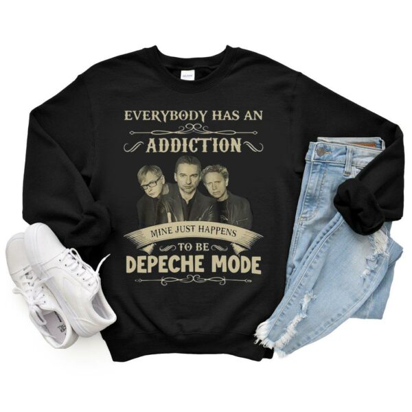 Vintage Everybody Has An Addiction Mine Just Happens To Be Depeche Mode Shirt, Addiction Depeche Shirt 6