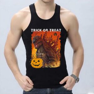 Vintage Godzilla Hug Pumpkin Trick Or Treat Halloween 2021 Shirt 6