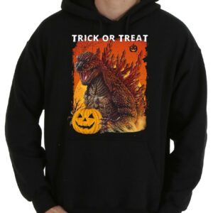 Vintage Godzilla Hug Pumpkin Trick Or Treat Halloween 2021 Shirt 7