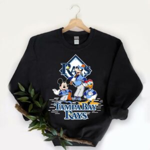 Vintage Goofy Donald Duck Tampa Bay Rays Shirt, Disney Mickey Mouse Goofy Donald Duck Tampa Bay Rays Logo Shirt 5