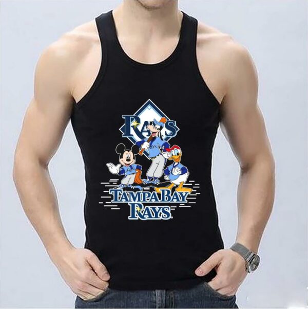 Vintage Goofy Donald Duck Tampa Bay Rays Shirt, Disney Mickey Mouse Goofy Donald Duck Tampa Bay Rays Logo Shirt 3