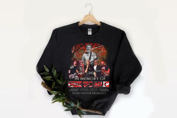 Vintage In Memory Of Eddie Van Halen 1955 2021 Thank You For The Legacy Shirt 2