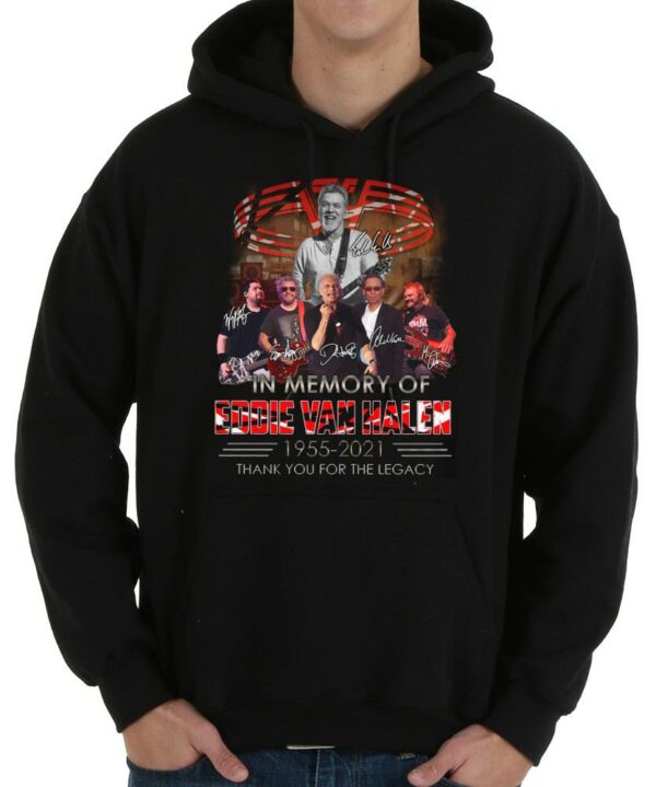 Vintage In Memory Of Eddie Van Halen 1955 2021 Thank You For The Legacy Shirt 4