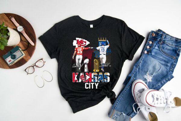 Vintage Kansas City Shirt, Kansas City Patrick Mahomes and Salvador Perez Shirt 1