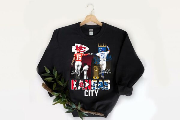 Vintage Kansas City Shirt, Kansas City Patrick Mahomes and Salvador Perez Shirt 2