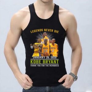 Vintage Legend Never Die January 26, 2020 Kobe Bryant Legend Never Die Shirt, 2020 Kobe Bryant Thank You For The Memories Shirt 6