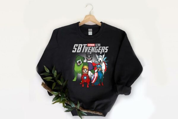 Vintage Marvel Bull Terrier SBTvengers Avengers Endgame Staffordshire Shirt, SBTvengers marvel shirt 2