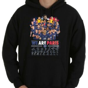 Vintage Paris Saint-germain Football Shirt, Paris Saint Germain We Are Paris Signatures Shirt, Paris Saint-Germain Football Shirt 7